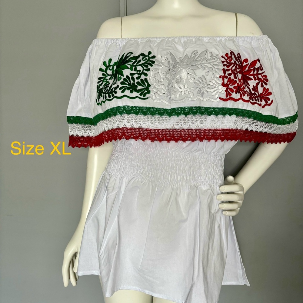 Off the shoulder Mexican Blouse/ Blusa Mexicana